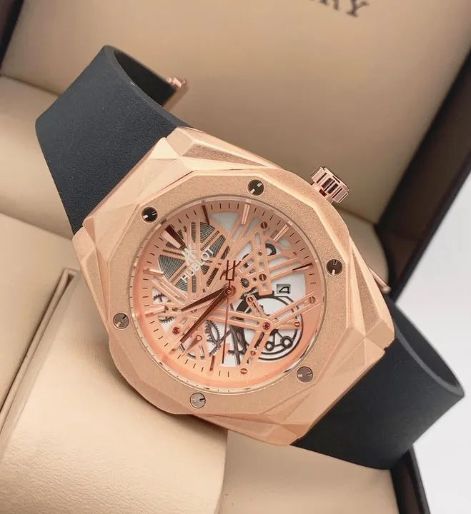Post image HUBLOT WATCH WITH LOCK 🔐 
FULL STOCK AVAILABLE 
BOOK YOUR FAST 
BUL ORDER EXTRA DISCOUNT