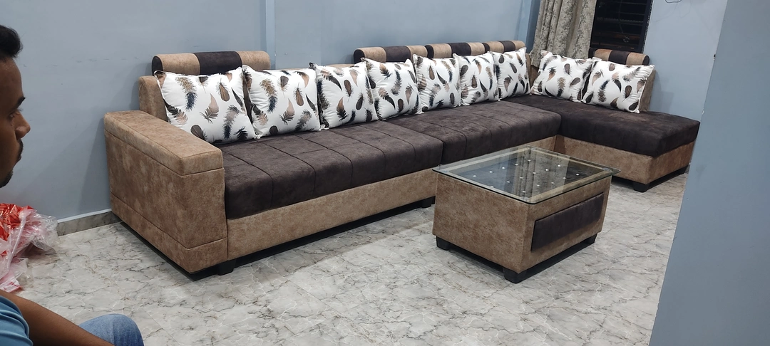 Corner luxury sofa set uploaded by Classic furniture & interior on 4/21/2023