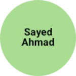 Business logo of SAYED AHMAD