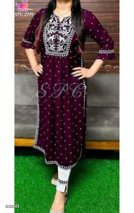 Catalog Name: *🆕Naira kurti pant set 🆕*

💥 LAUNCHING KURTA PANT SET 💥


*BEAUTIFUL SILVER  PRINT uploaded by Sonam karan fashion superior on 4/21/2023