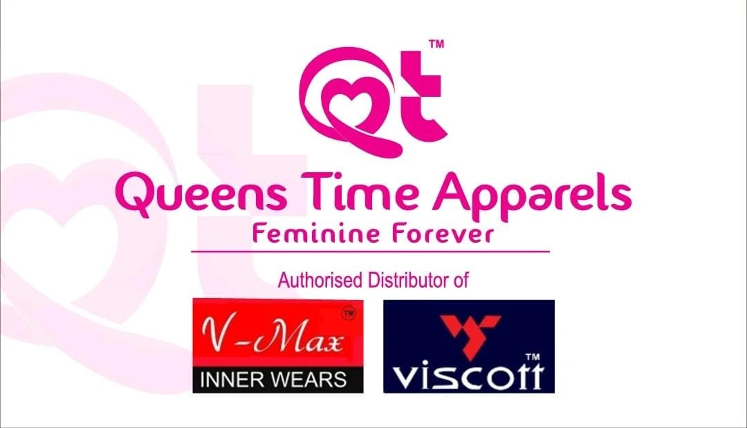 Visiting card store images of Queens Time Apparels