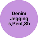 Business logo of denim Jeggings,pent,shorts & women's wear