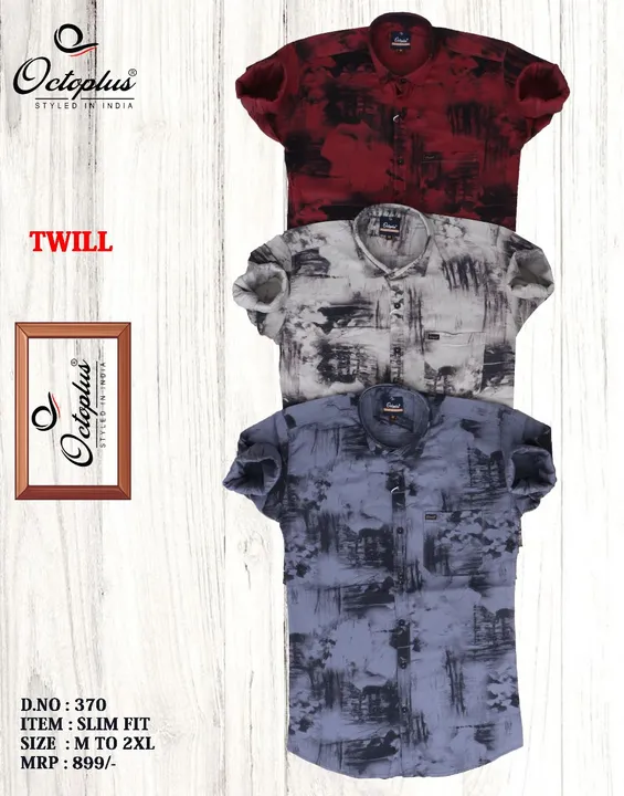Octoplus Twill discharge printed shirt uploaded by HANJARI TEXTILE on 4/22/2023