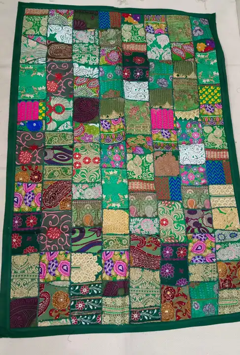 Hand made patch work wall hinig size 40/60 shipping charges actra 70 kg India ka  uploaded by Garment on 4/22/2023