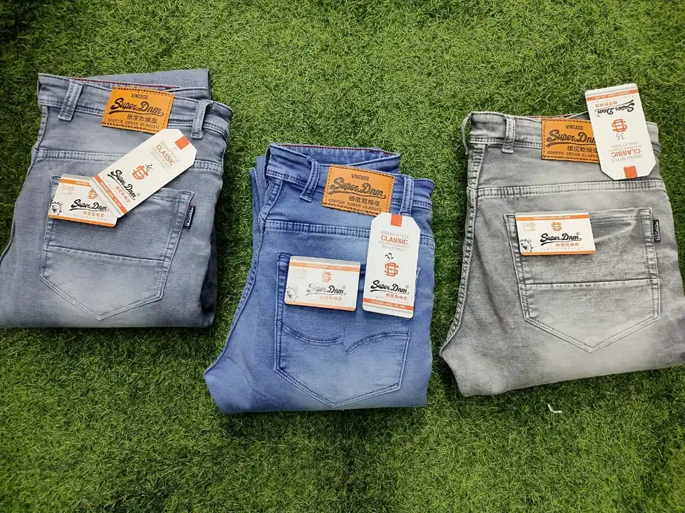 Super Denim Heavy Cotton Dusty Spray Washed Jeans (28-30-32-34-36) uploaded by business on 4/22/2023