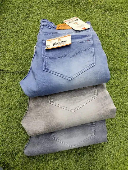 Super Denim Heavy Cotton Dusty Spray Washed Jeans (28-30-32-34-36) uploaded by Aarav Collection on 4/22/2023