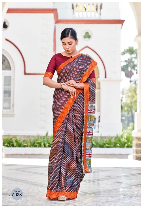 Malbari Silk uniform only  uploaded by Vishnu Laxmi Textiles on 4/22/2023