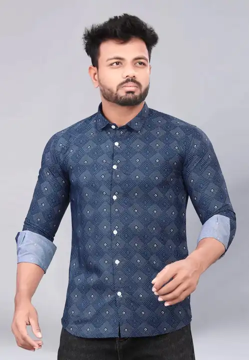 Cotton casual shirt for men uploaded by Shreeji Fashion on 5/30/2024