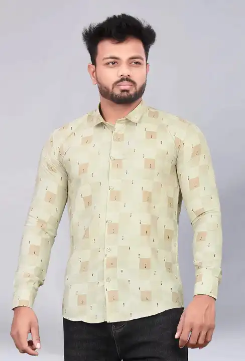 Men's cotton shirt , printed cotton shirt uploaded by Shreeji Fashion on 4/22/2023