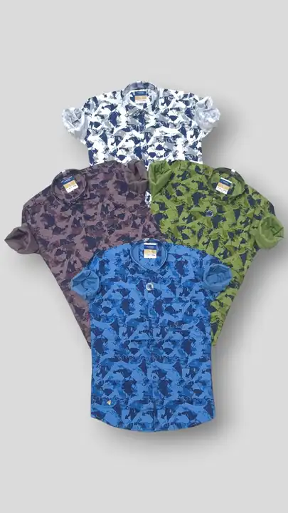 Digital printed shirts  uploaded by Kuldevi garment on 4/22/2023