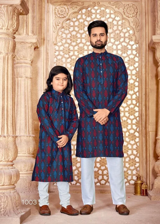 Kurta set son father combo uploaded by GS Traders on 4/22/2023