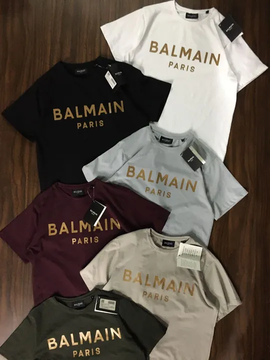 Balmain premium crew neck tshirt for men uploaded by Rigil Enterprises on 4/22/2023