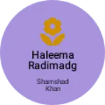 Business logo of Haleema radimadgarments