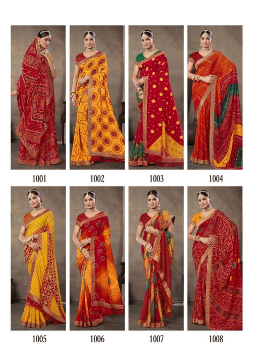 Rajasthani odhani saree uploaded by PURVANCHAL COLLECTION PRIVATE LIMITED on 4/22/2023