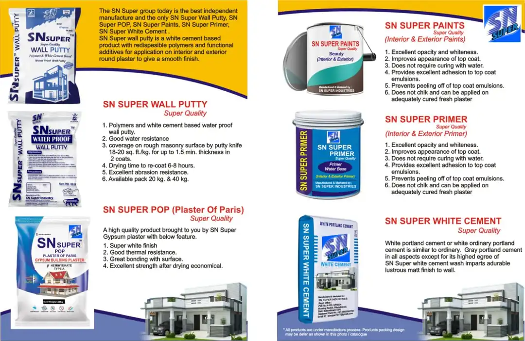 SN Super Primer  uploaded by SN Super industry SN Super Wall Putty & Primer on 4/22/2023