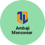 Business logo of AMBAJI menswear