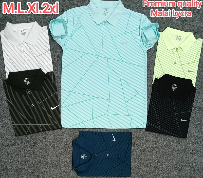 Premium quality malai Lycra coller tshirt uploaded by VED ENTERPRISES  on 4/22/2023