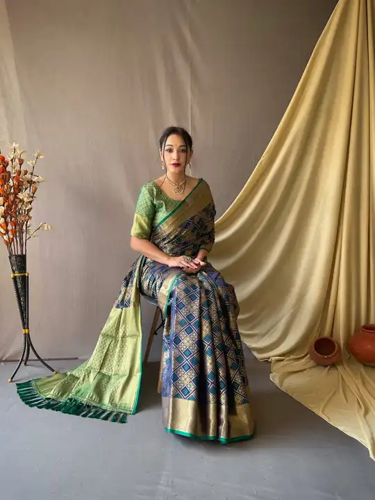 Patan patola silk saree uploaded by Miss Lifestyle on 4/22/2023