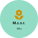 Business logo of M.c.s.r.