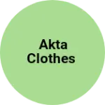 Business logo of Akta clothes