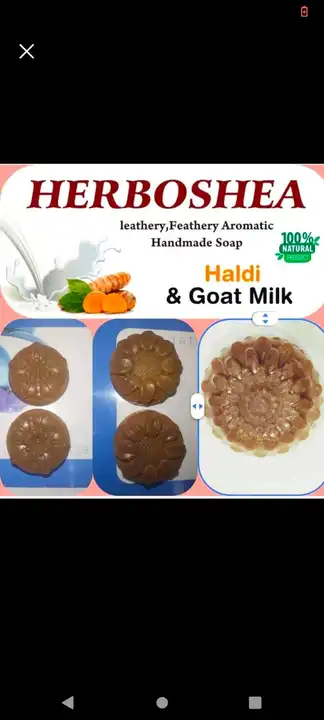 Avasyu Herboshea goat milk soap  uploaded by business on 4/22/2023