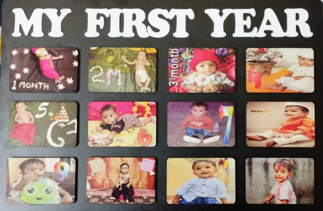 Monthly birthday photo frame uploaded by business on 4/22/2023