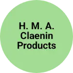 Business logo of H. M. A. CLAENIN PRODUCTS