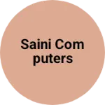 Business logo of Saini computers