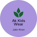 Business logo of AK kids wear