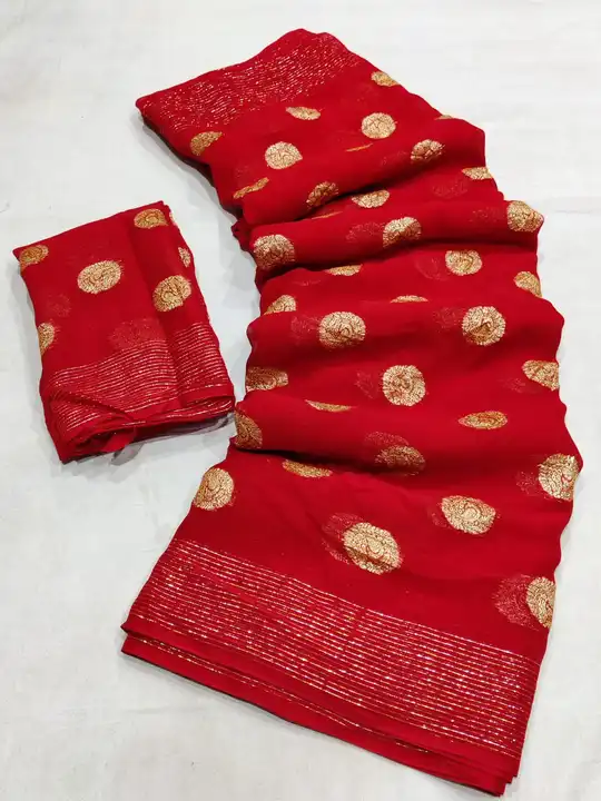 ❤️
*beautiful color combination Saree for all ladies*

👉keep shopping with us

🥰🥰Original product uploaded by Gotapatti manufacturer on 4/23/2023