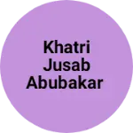 Business logo of KHATRI JUSAB ABUBAKAR