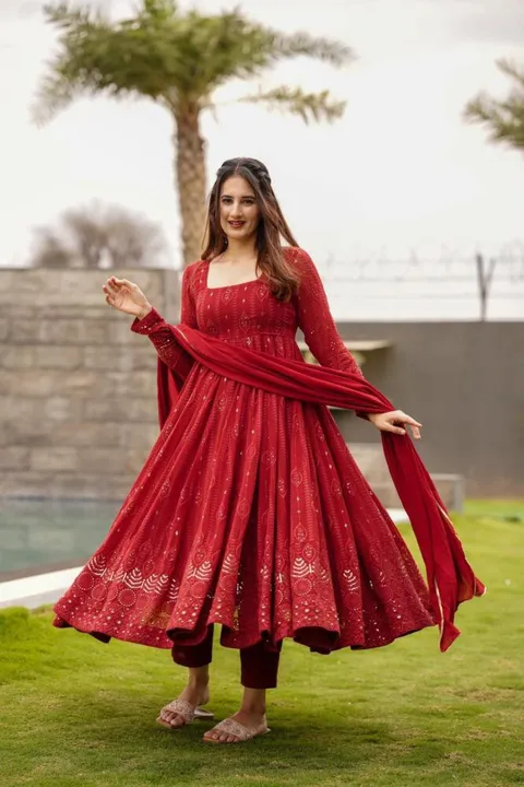 Looking for this same colour beautiful Designer  uploaded by Fatema Fashion on 4/23/2023