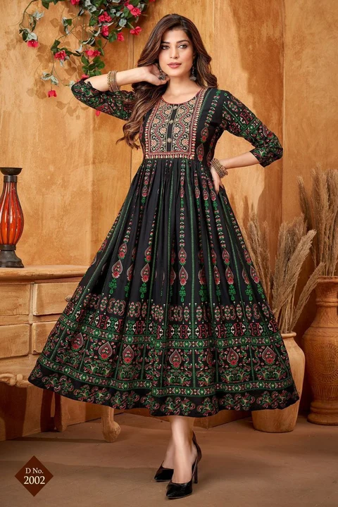 Anarkali gown uploaded by GS TRADERS on 4/23/2023