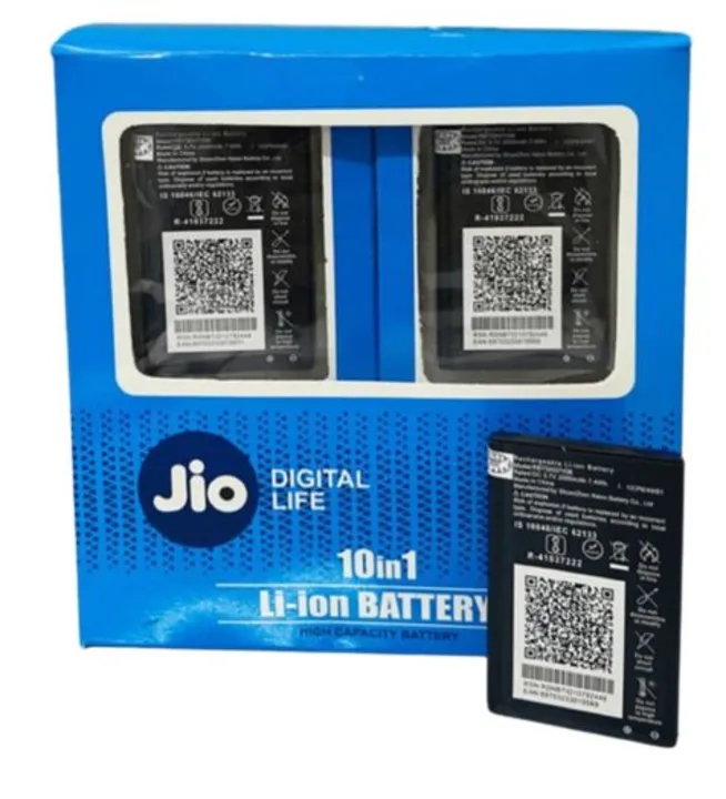 Jio % 2ic Mobile Battery  uploaded by Heartium®️ Company on 5/23/2024
