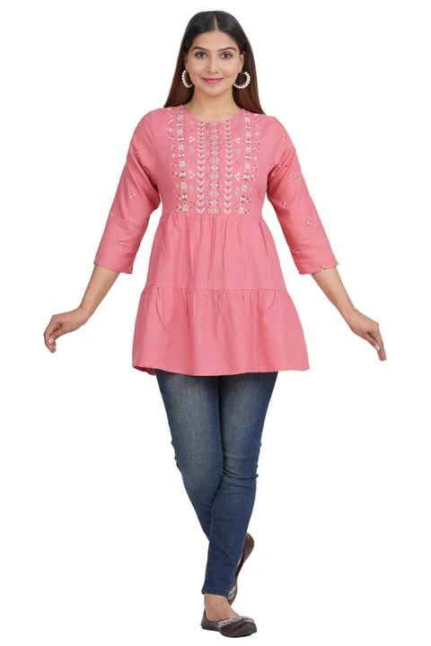 Women embroidery top uploaded by BHANWAR ENTERPRISES on 4/23/2023