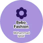 Business logo of Bebo. Fashion