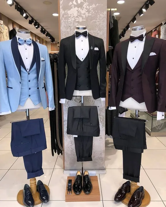 There piece suit designer uploaded by business on 4/23/2023