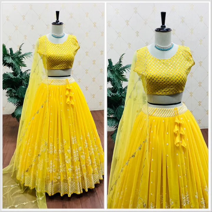 New Designer Lehenga choli launching single pcs available Order now best price best discount  uploaded by AHEMED FASHION  on 4/23/2023