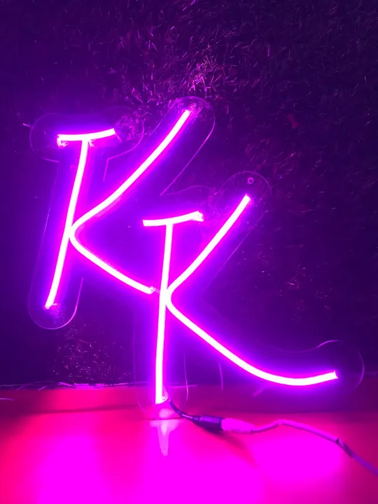 K letter neon sign for occasions or decoration items  uploaded by Shyam enterprises on 4/23/2023