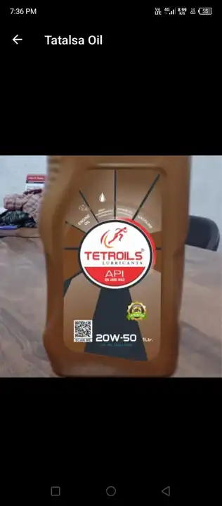 20w50 Tetroils Lubricants Pvt  uploaded by business on 4/23/2023