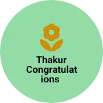 Business logo of Thakur congratulations