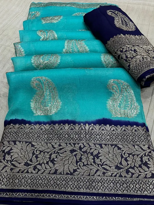 Russian silk saree  uploaded by SAURYA LIFE STYLE on 4/23/2023