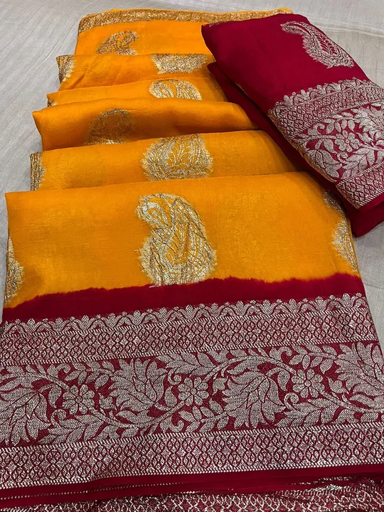 Russian silk saree  uploaded by SAURYA LIFE STYLE on 4/23/2023