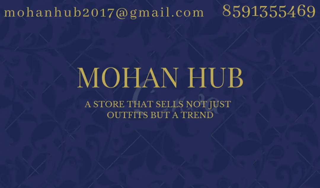Visiting card store images of Mohan hub