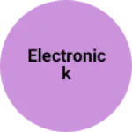 Business logo of Electronick