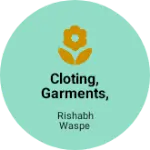 Business logo of CLOTING, GARMENTS, FASHION