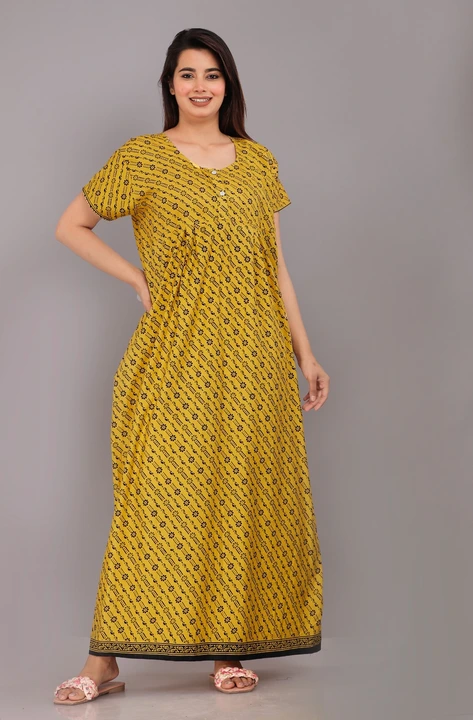 Cotton Nighty Night Gown For Women uploaded by Vetali Export on 4/23/2023