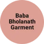Business logo of Baba bholanath garment