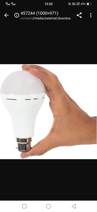 9 Watt Inverter Bulb LED Bulb Light Rechargeable Emergency, AC/DC Bulb Color White, B22 cap, 1pcs

6 uploaded by Ravbelli on 4/23/2023