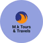 Business logo of M.K tours & Travels
